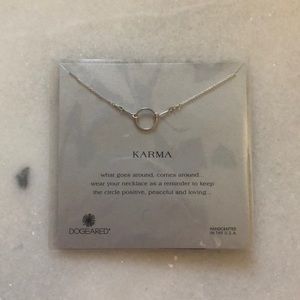 Dogeared Jewelry - NWT silver Karma Dogeared Necklace Dogeared Jewelry - NWT silver Karma Dogeared Necklace